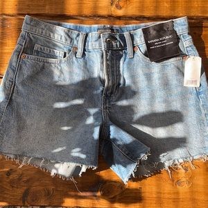 Denim shorts